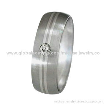 Stainless steel rings with crystal/CZ stone, new designs
